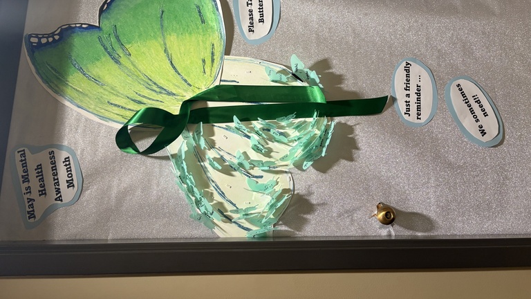 mental health awareness wall